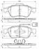 Тормозные колодки дисковые ALFA ROMEO Giulietta F'1,4-2,010>> 0986494680