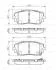 Комплект гальмівних колодок BOSCH 0986494688 (фото 1)