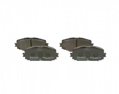Гальмівні колодки дискові TOYOTA/LEXUS Yaris \'\'F BOSCH 0986494770 (фото 1)