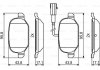 Колодки гальмові дискові ALFA ROMEO MiTo R'1,3-1,608>> BOSCH 0986494776 (фото 7)