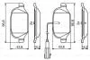 Тормозные колодки дисковые FIAT 500/Panda/Panda/Idea \'\'R 0986494779