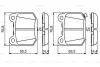 Тормозные колодки дисковые SUBARU Forester &quot;R &quot;12&gt;&gt; BOSCH 0986494865 (фото 1)