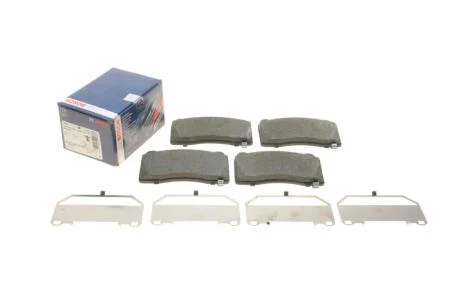 Тормозные колодки дисковые TESLA Model S\'\'F BOSCH 0986494880