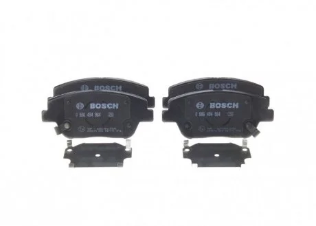 Гальмівні колодки, дискові BOSCH 0986494984