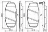 Гальмівні колодки дискові KIA Cee\'d \'\'F 1.4-1.6 \'\'07-12 BOSCH 0986494995 (фото 1)