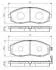 HYUNDAI Тормозные колодки передн. H-1 97- BOSCH 0986495065 (фото 1)