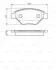 Колодки гальмівні дискові BOSCH 0986495069 (фото 1)