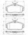 Гальмівні колодки дискові NISSAN Primera/Almera \'\'F \'\'>>06 PR2 BOSCH 0986495070 (фото 1)
