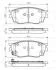 Тормозные колодки дисковые MAZDA 6 1.8&gt;&gt;07 PR2 BOSCH 0986495087 (фото 1)