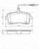 Гальмівні колодки дискові PEUGEOT 407 \'\'F \'\'1,6-2,0 \'\'04-10 PR2 BOSCH 0986495091 (фото 1)