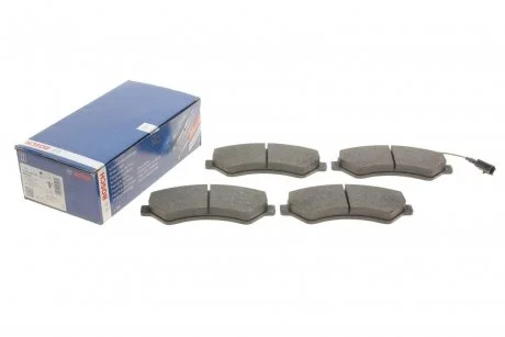 Тормозные колодки дисковые, к-кт. BOSCH 0986495095