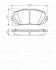 Тормозные колодки дисковые TOYOTA Yaris/Prius \'\'F "06>> PR2 0986495109