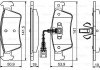 Тормозные колодки дисковые VW Transporter/Multivan "R "03>> PR2 BOSCH 0986495115 (фото 1)