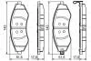 Тормозные колодки дисковые CHEVROLET/DAEWOO Lacetti/Nubira/Optra \&#039;\&#039;F PR2 BOSCH 0986495116 (фото 1)