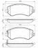 Тормозные колодки дисковые CHRYSLER/JEEP Voyager/Cherokee &quot;F &quot;01-08 PR2 BOSCH 0986495117 (фото 1)