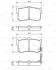 BOSCH HYUNDAI Тормозные колодки задние Sonata 91- 0986495121