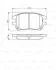 Тормозные колодки дисковые Lexus RX300 U1 2001-2003 F 0986495140