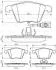 Тормозные колодки перед. AUDI A3/TT; VW Golf V, Passat 05-; SEAT Leon (с д BOSCH 0986495356 (фото 1)