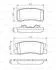 Гальмівні колодки MITSUBISHI Grandis/Montero/Pajero/Shogun BOSCH 0986495357 (фото 1)