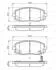 Гальмівні колодки дискові HYUNDAI/KIA i10/Picanto \'\'F "04>> BOSCH 0986495377 (фото 1)
