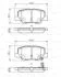MITSUBISHI Колодки торм.задние Outlander 12-, ASX, CITROEN C4 Aircross, MAZDA 6 BOSCH 0986495381 (фото 1)