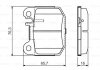 Тормозные колодки задн.(без датч.) DB W163 (ML-klasse) BOSCH 0986495440 (фото 1)