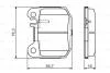 Тормозные колодки задн.(без датч.) DB W163 (ML-klasse) BOSCH 0986495440 (фото 1)