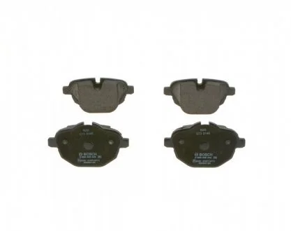 Комплект гальмівних колодок, дискове гальмо BOSCH 0986495442