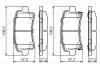 Комплект тормозных колодок, дисковый тормоз BOSCH 0986495444 (фото 1)