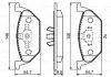 Тормозные колодки перед. AUDI A2, A3 VW Bora,Golf IV SEAT SKODA BOSCH 0986495454 (фото 1)