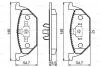 Тормозные колодки перед. AUDI A2, A3 VW Bora,Golf IV SEAT SKODA BOSCH 0986495454 (фото 1)