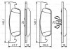 RENAULT Колодки торм. передние Sandero 12-, Logan 12- BOSCH 0986495462 (фото 1)