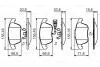 Колодки гальмові дискові передні BOSCH 0986495464 (фото 1)