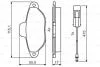 FIAT Тормозные колодки передние Punto 93- BOSCH 0986495475 (фото 1)
