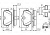 Тормозные колодки задн. BMW E87(1-serie), E90(3-serie) BOSCH 0986495477 (фото 1)