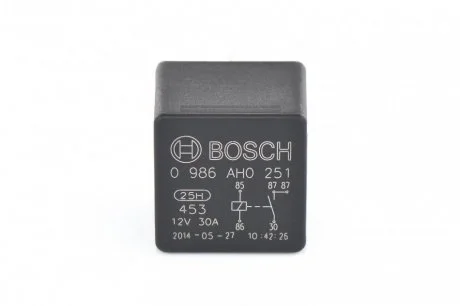 РЕЛЕ BOSCH 0986AH0251 (фото 1)