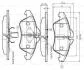 Колодки передние, DB208-316 BOSCH 0 986 TB2 030 (фото 1)