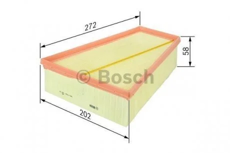 Фільтр повітряний Peugeot Citroen 2.0HDI 99- BOSCH 1 457 433 061