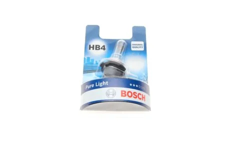 Лампа накаливания HB4 12V 51W P22d BOSCH 1987301063 (фото 1)