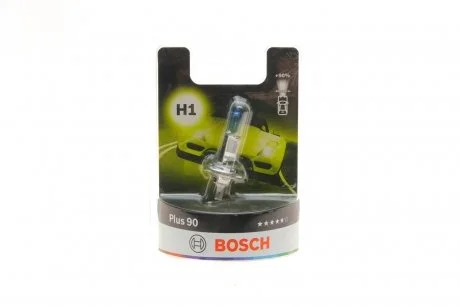 Лампа накаливания Н1 12V 55W P14,5s plus 90 BOSCH 1987301076