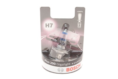 ЛАМПА РОЗЖАР. Plus 200 Gigalight H7 / *2 BOSCH 1987301145