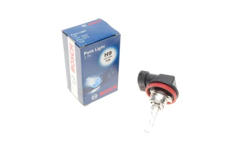 Лампа розжарювання H9 12V 65W PGJ19-5 PURE LIGHT BOSCH 1987302082
