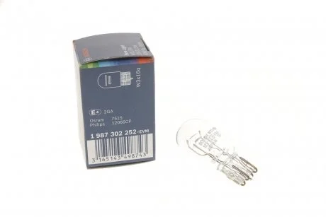 Лампа накаливания W21/5W 12V W3x16q PURE LIGHT BOSCH 1987302252