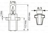 ЛАМПА STANDARD 24V WV BOSCH 1987302515 (фото 6)