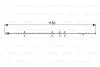 Датчик износа тормоз.колодок 1130mm MINI \&#039;\&#039;F\&#039;\&#039;1,4-1,6\&#039;\&#039;01-08 BOSCH 1987473016 (фото 1)