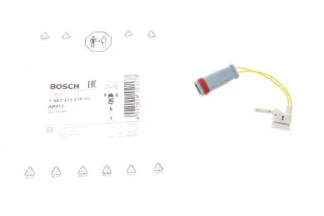 Датчик колодок, перед. L BOSCH 1987473019