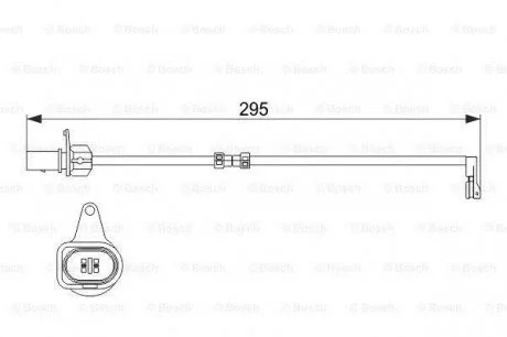 Датчик зношування гальм. колодок Audi A6/A7/A8 3.0TDI/3.0TFSI 10- BOSCH 1 987 474 508