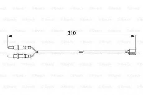 Датчик зносу гальмівних колодок BOSCH 1987474519