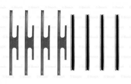 Монтажний к-кт гальмівних колодок BOSCH 1987474604