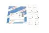 КМП тормозных колодок LEXUS/MITSUBISHI/TOYOTA GX470/Pagero/Hilux/Sequoia F'2,4-4,792>> 1987474605
